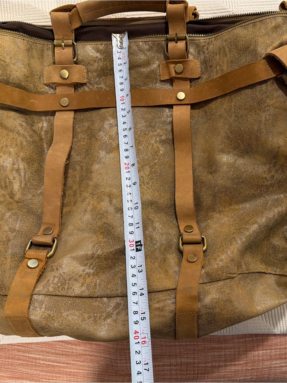 Anthropologie Jesslyn Blake shimmery tote - Picture 13 of 13